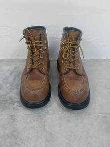 Red Wing 8249 Moc Toe Boots UK 7.5 Preloved