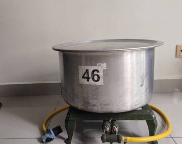 Thick Biriyani Pan and single burner stove