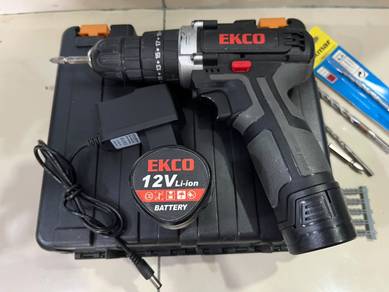 Ekco 12V Cordless Drill with two batteries