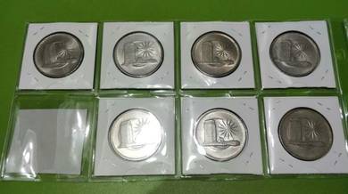 Malaysia Parliament RM1 coin complete set