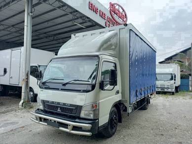 2016 Mitsubishi Fuso FE836PG CurtainSider TailLift
