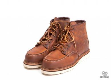 Work Boots Red Wing Moc Toe 6Inc Brown Copper 1907