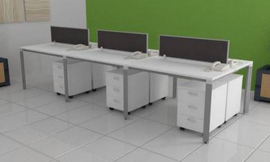Office Workstation Table Desk for 6 Pax
