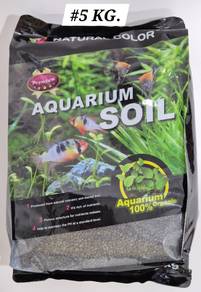 Aquarium Soil 5kg Tanah Fish Plant Volcanic Ash