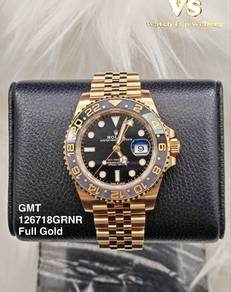 Rolex GMT 126718GRNR Full Gold jubilee Guinness