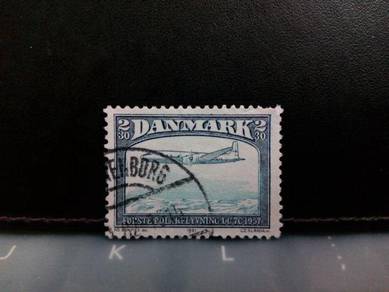1981 Denmark Stamp, Aircraft