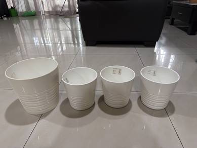 IKEA MUSKOT Ceramic Pot 15cm/19cm Brand New