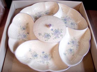 JAPAN TOSHO Fine China Dip Bowl/Party Tray