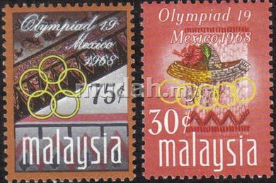 1968 Olympic Games Mexico Malaysia Stamp UM S