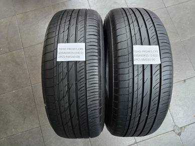 2pcs TOYO PROXES CR1 Tyres 1956015 195 60 15