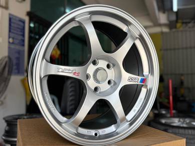 Sport Rim Baru 18 SSR Type-C RS Silver Siap Trade
