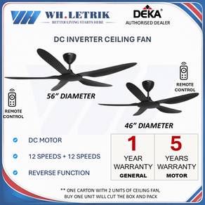 Deka 24 Speed Remote Control Ceiling Fan