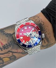 Custom Seiko Mod 42mm Pepsi Godzilla SKX Automatic