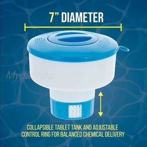 7inch Chlorine Floating Dispenser Swim Pool Klorin