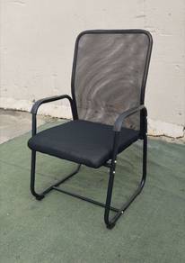 VC01 New * Kerusi Tamu Visitor Arm Chair Mesh Back