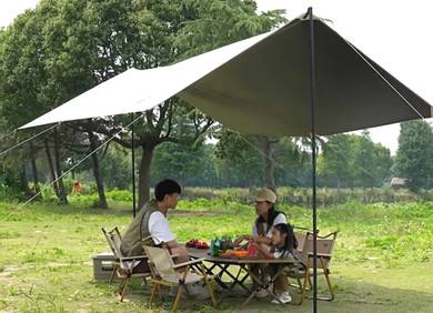Fly sheet 3m x 3m / bumbung camping picnic