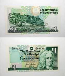 Scotland 1992 £1 P356 unc B/71 869391