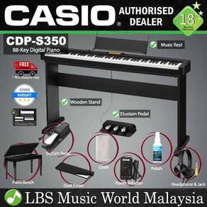 Casio CDP-S350 Digital Piano Keyboard 3 Pedal Pack