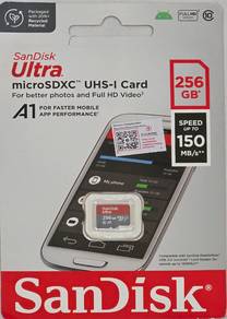 Sandisk Ultra 256gb (ORI ORI ORI)