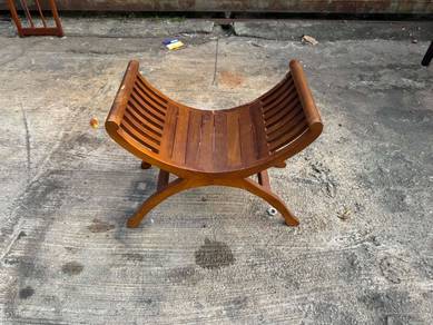 Solid Wood U Chair Stool Kerusi Bangku