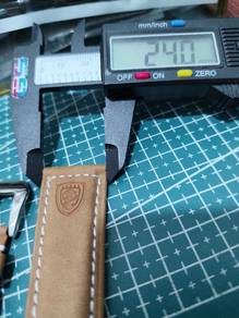 leather watch strap  24mm 