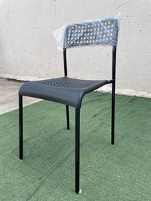 CK07B NEW* Kerusi Plastik Metal Base Plastic Chair