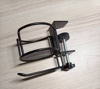 Universal Desk Cup Holder dengan Clamp & Hanger – 