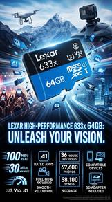 Lexar 633x 64GB MicroSDXC UHS-I Memory Card