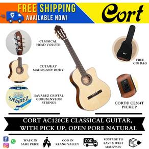 Cort AC120CE Semi Classical Guitar w PickUp - OPN