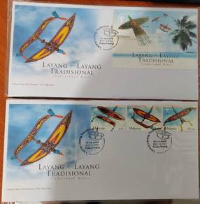 First Day Cover Traditional Kites Malaysia 2005
