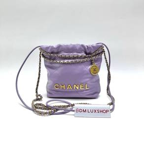 Preloved Chanel Light Purple Mini 22 Bag GHW