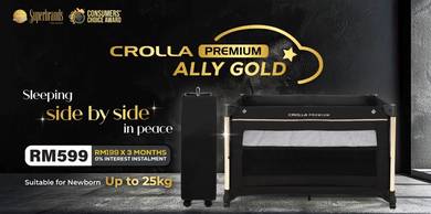 Crolla Premium® Ally Playpen Baby Cot | Katil Baby