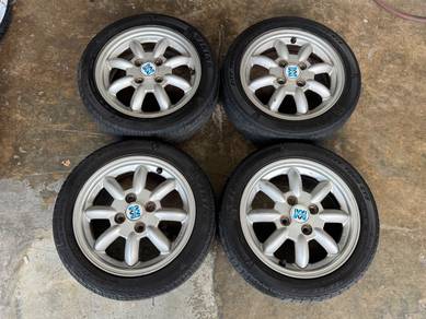 Rim second 14 watanabe siap tayar viva bezza axia