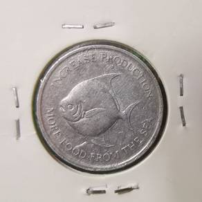 SINGAPORE OLD COINS - 5 Cents - Year of 1971 - "Mo