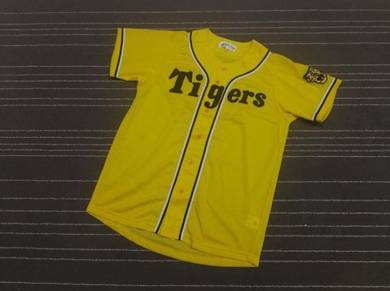 Hansin tiger by mizuno baseball jerseys size L