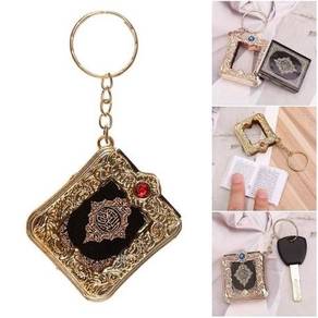 MINI AL-QURAN MUSLIM POCKET KEYCHAIN RESiN ISLAMIC