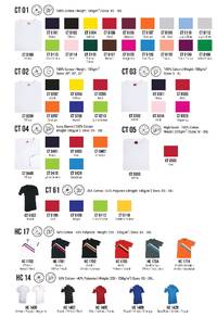 T Shirt Round Neck Standard Cotton Plain Un CT01XX