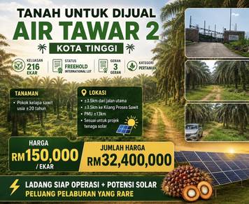 Mixed Development Land in Kota Tinggi, JHR