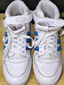 Adidas Forum High White Light Blue Sneakers