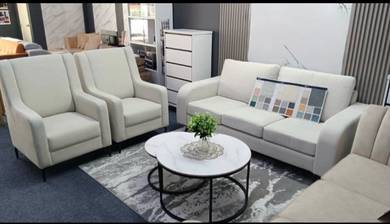 New Sofa 3 Seater+2 Unit Wing Chair(Custom Colour)