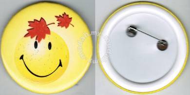 Smiley Happy face #5 Cartoon Button Badge 58mm