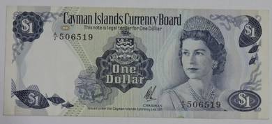 Cayman Islands 1 Dollar 1971 - Pick P-1b vf