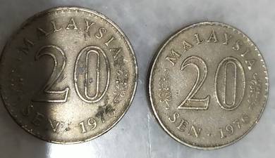 20 cents Malaysia 1976