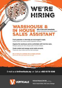 Warehouse & In-House Sales Assistant