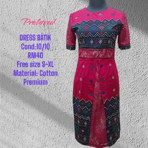 PRELOVED Dress Batik