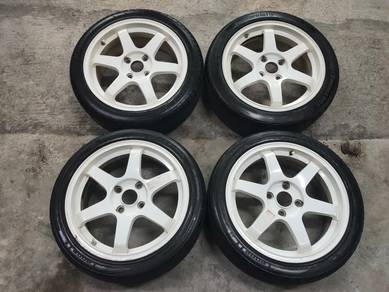 Rim te37 17 inch iswara livina persona rim sahaja