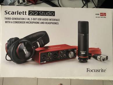 Scarlett 2i2 Studio (Third Generation)