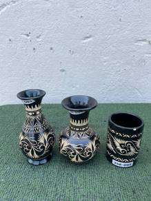 YC62M Pasu Antik Sabah Vintage Set EarthenwareVase