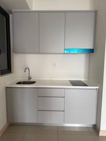 Brand new cabinet w/ hood & hob + sink