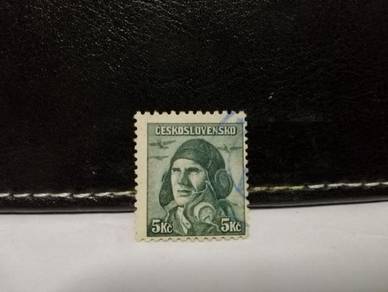 1945 Czechoslovakia Stamp Allied Force Soldier